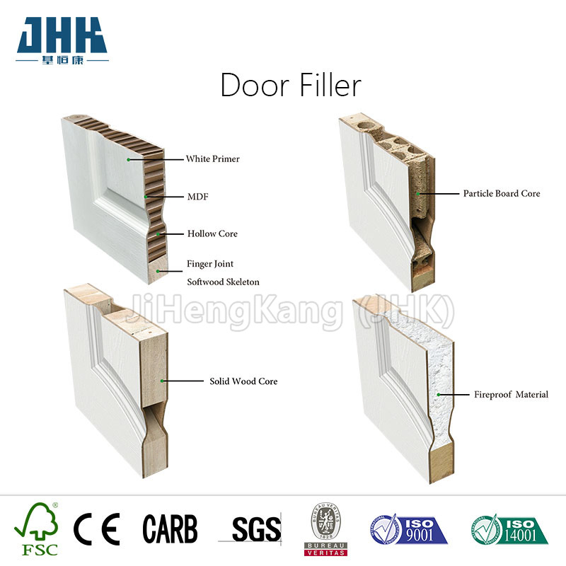Jhk-017 أبواب دخول منزل خشبي مصنع فيات إيجيا