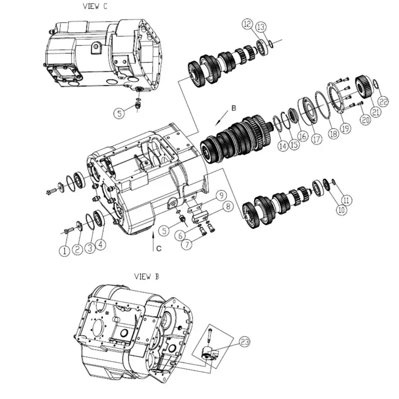 China FAST 12JSD200T-B+QH70 Gearbox Parts - Air Filter Regulator/PTO & Case Related Components Manufacturer, Supplier
