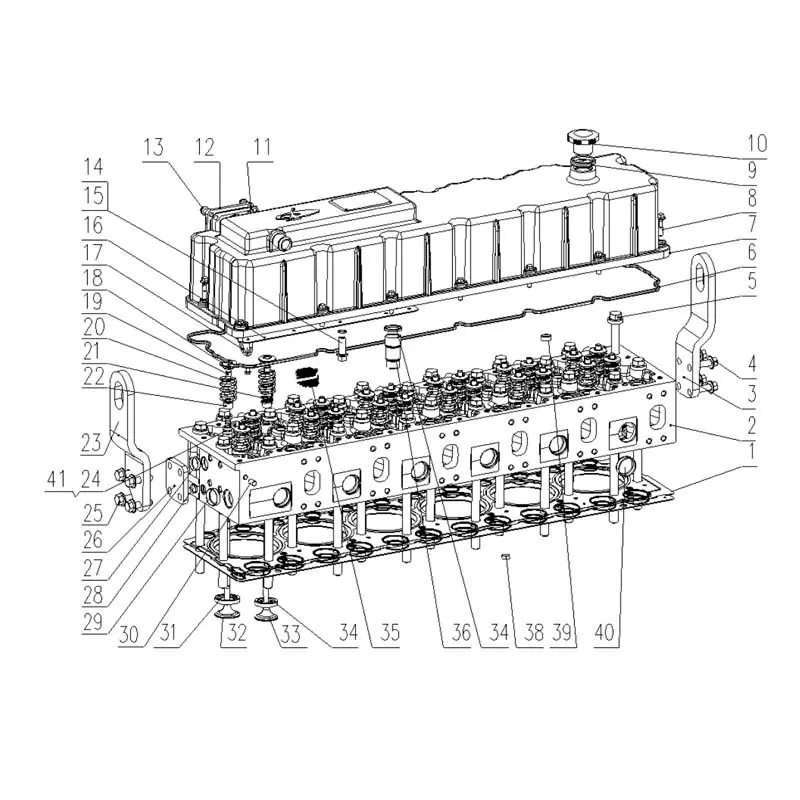 China Genuine YC6MK380-30(ME3QA-T1) Engine Parts - Cylinder Block, Piston, Cylinder Head Manufacturer, Factory
