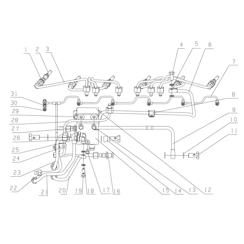 China Genuine YC6A260-30(A64LA) Engine Parts - Injection Pump, Injector, Fuel Filter, Fuel Lines Supplier, Factory
