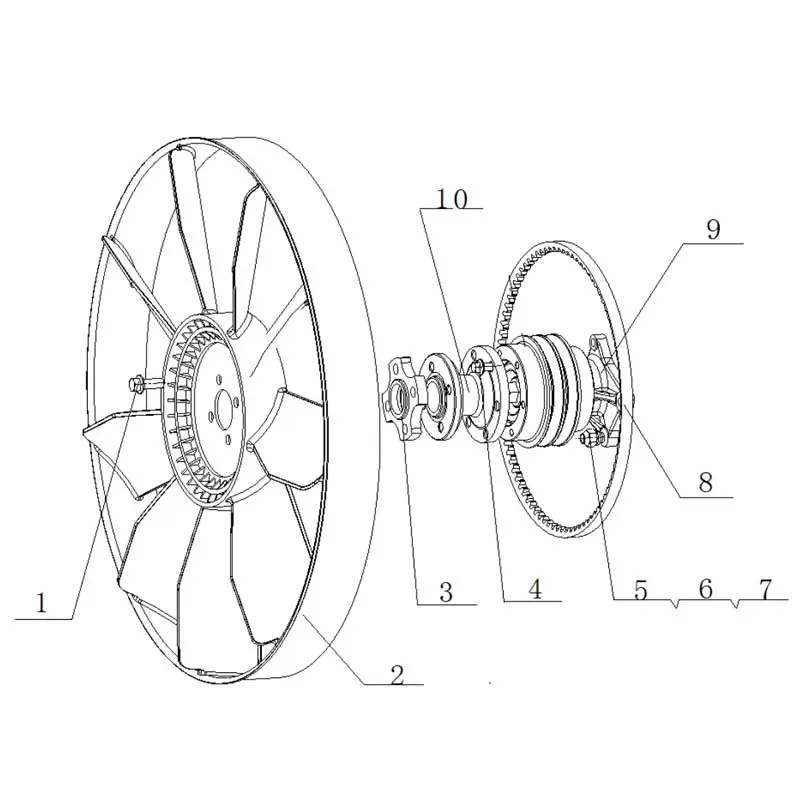 Wholesale Genuine YC6J220-33(J1A17-C) Engine Parts - Water Pump, Fan, Steering Pump, Air Compressor Supplier, Factory