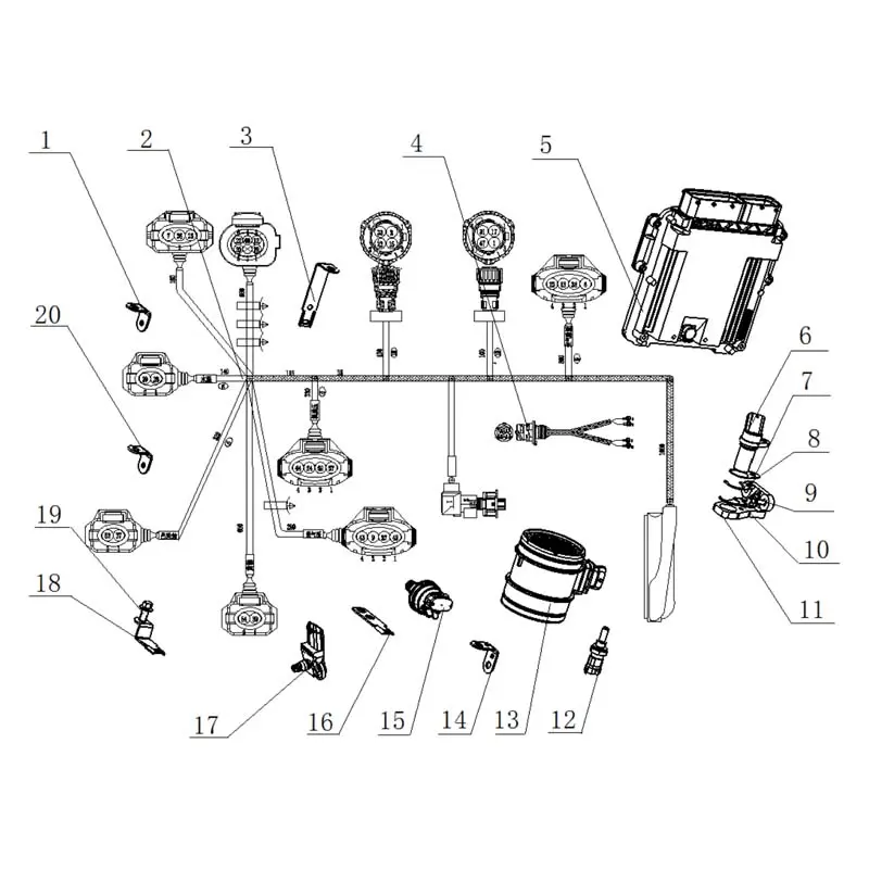 Wholesale Genuine YC4S140-48(S56D1) Engine Parts - Starter, Control System, AC Compressor Manufacturer, Supplier