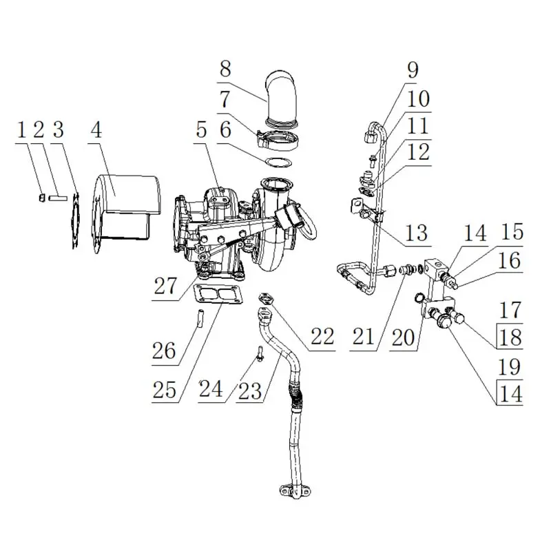 China Genuine YC6MK380-30(ME3QA-T1) Engine Parts - Injection Pump, Injector, Turbocharger, Fuel Lines Manufacturer, Supplier