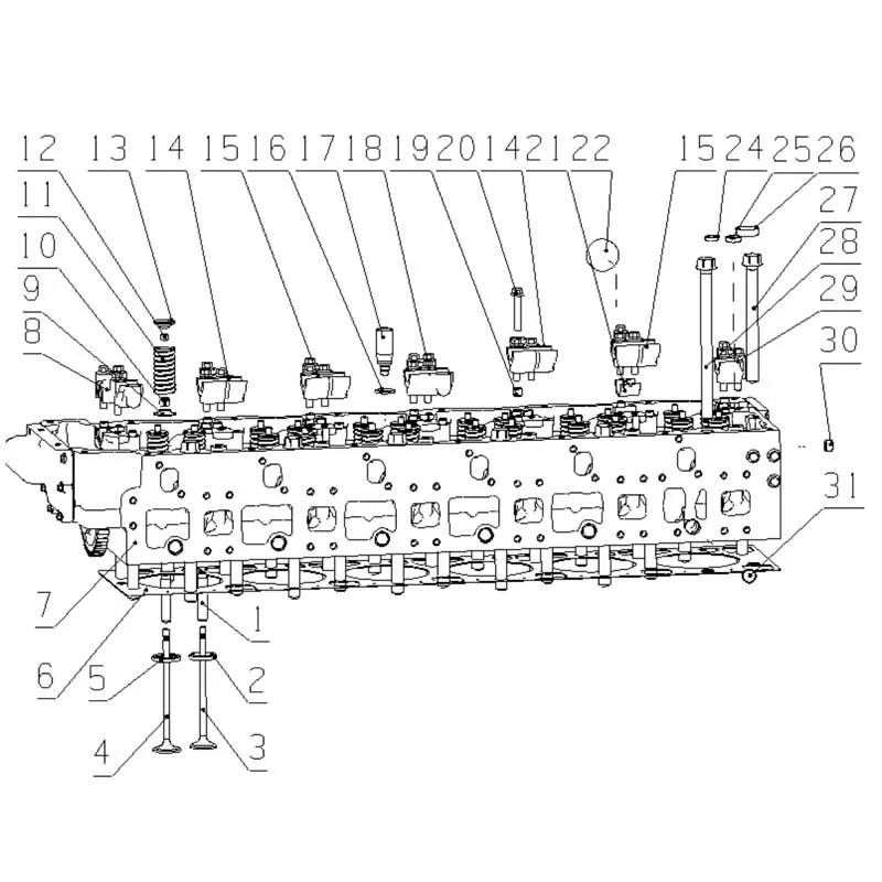 China Genuine YC6K12 Engine Parts - Cylinder Block, Piston, Camshaft Manufacturer, Supplier