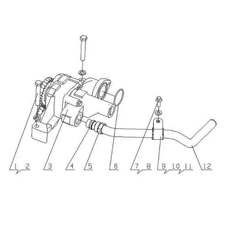 China Genuine YC6G270-30(G5AQP) Engine Parts - Oil Pump, Filter, Cooler, Oil Sump Manufacturer, Factory