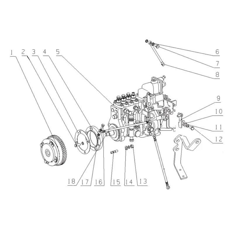 Wholesale Genuine YC4D120-21(D1204) Engine Parts - Fuel Injection Pump, Filter, Supply Lines & Ventilation Manufacturer, Supplier