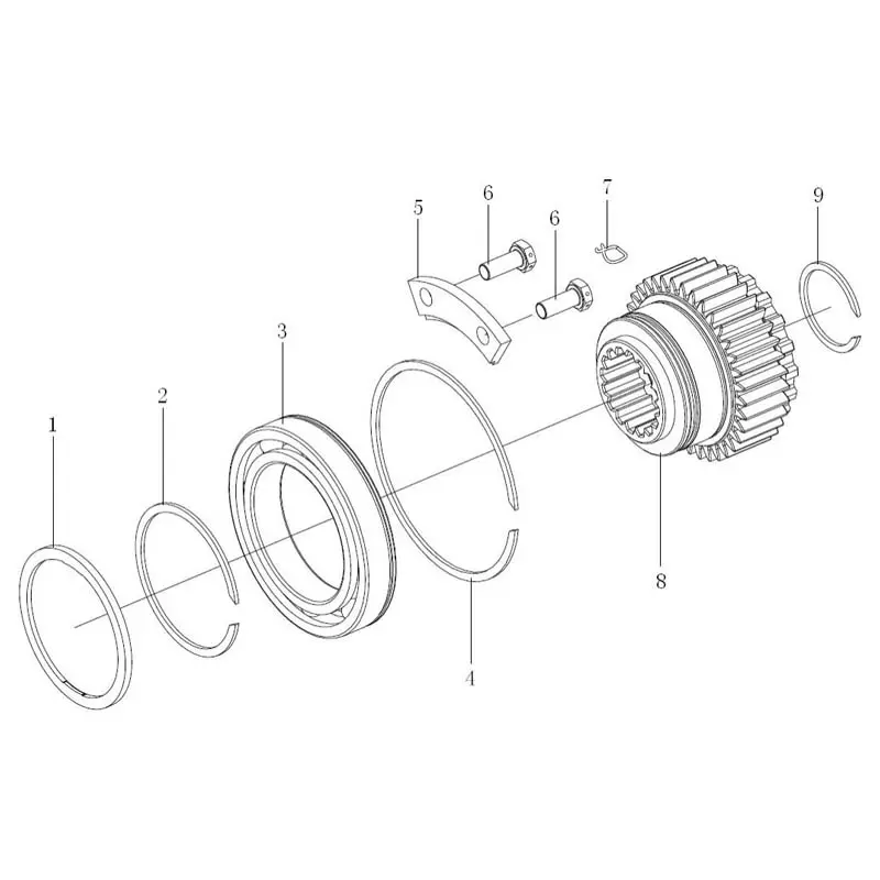 China FAST 8JS85C Gearbox Parts - Control Device/Air Filter Regulator/Auxiliary Case Drive Gear Assembly Manufacturer, Factory