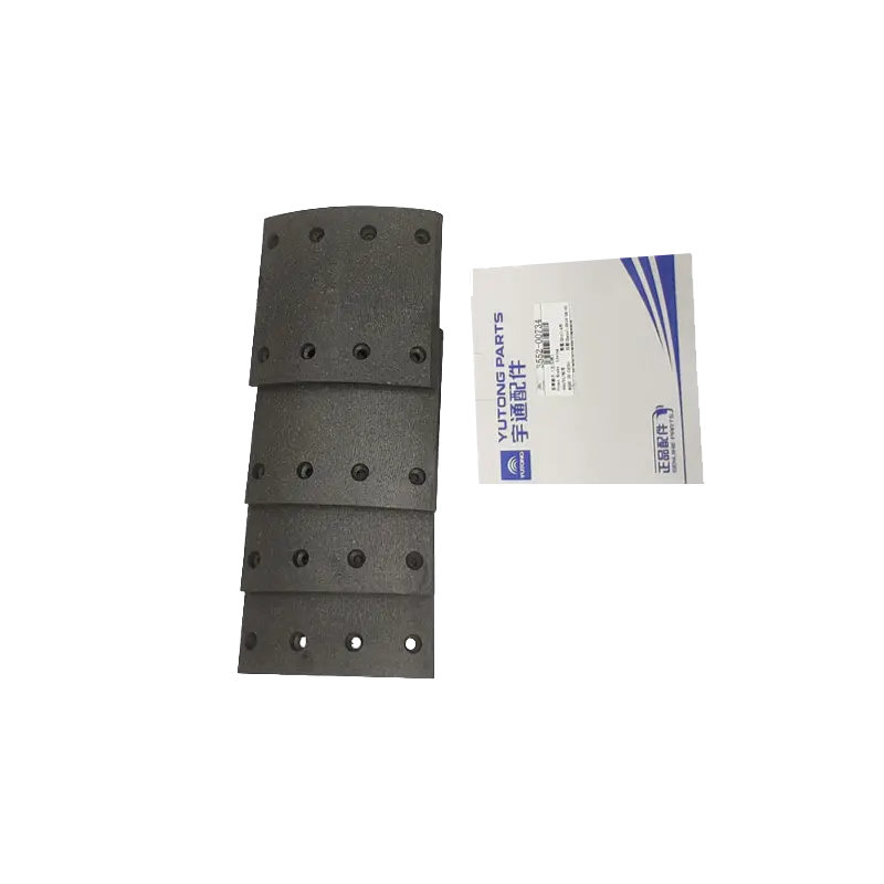 China FRONT BRAKE LINING USE FOR YUTONG BUS PARTS 3552-00734 Manufacturer, Supplier