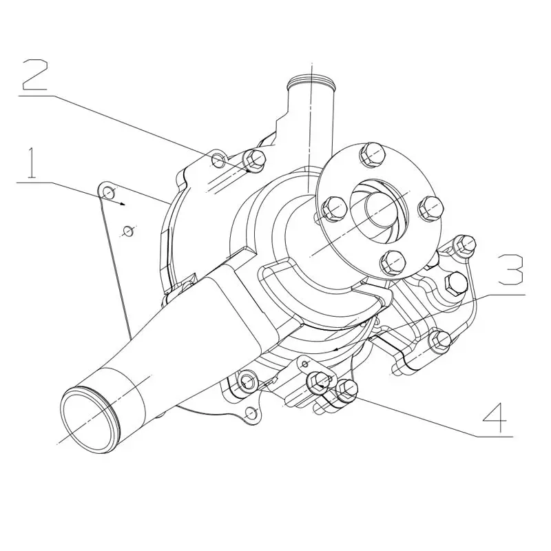 Wholesale Genuine YC6K1034-30(K2301) Engine Parts - Injection Pump, Injector, Water Pump, Fuel Lines Manufacturer, Supplier