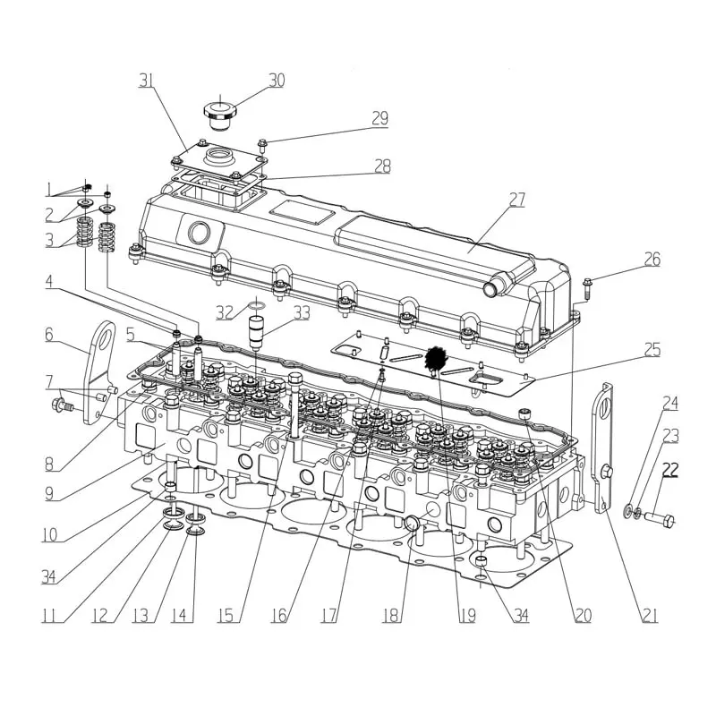 Wholesale Genuine YC6A260-30(A64LA) Engine Parts - Cylinder Block, Piston, Crankshaft Damper Manufacturer, Factory