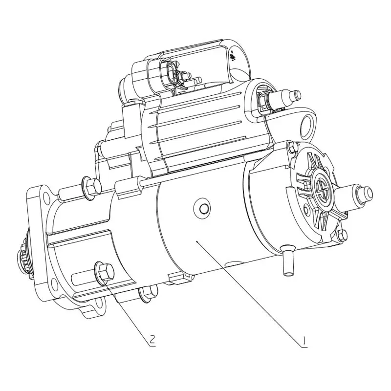 Wholesale Genuine YC6K1034-30(K2301) Engine Parts - Starter, Alternator, Air Compressor, Thermostat Manufacturer, Supplier