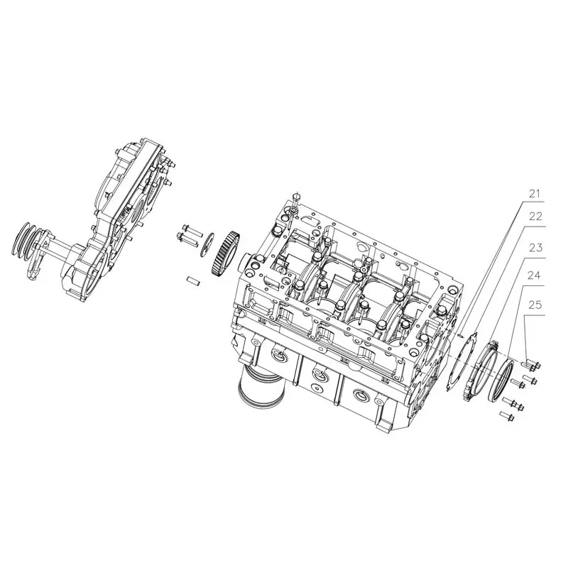 Cylinder Block Assembly 2