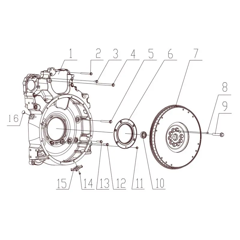 China Genuine YC6K13 Engine Parts - Thermostat, Water Pump, Fan, Steering Pump Manufacturer, Factory