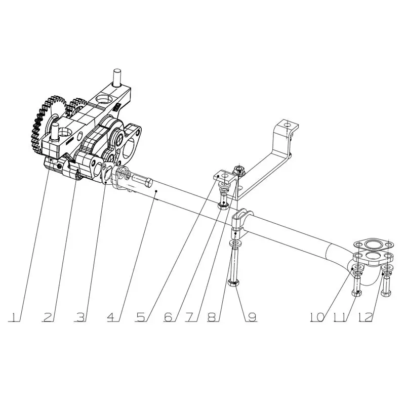 Wholesale Genuine YC6K1034-30(K2301) Engine Parts - Oil Pump, Filter, Cooler, Oil Sump Manufacturer, Supplier