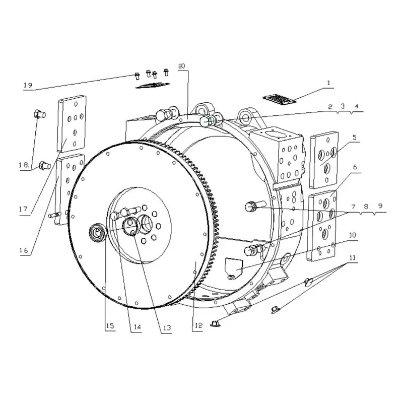 Wholesale Genuine YC6G270-30(G5AQP) Engine Parts - Turbocharger, Injector, Water Pump, Steering Pump Supplier, Factory