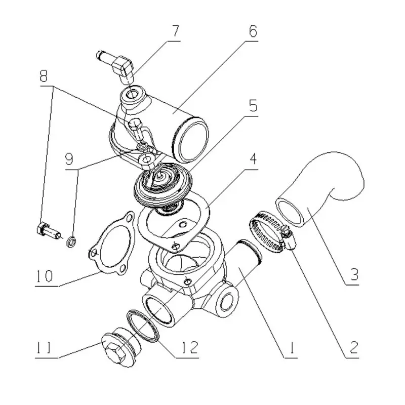 Wholesale Genuine YC6J220-33(J1A17-C) Engine Parts - Turbocharger, Thermostat, Fuel Cut-off System Supplier, Factory