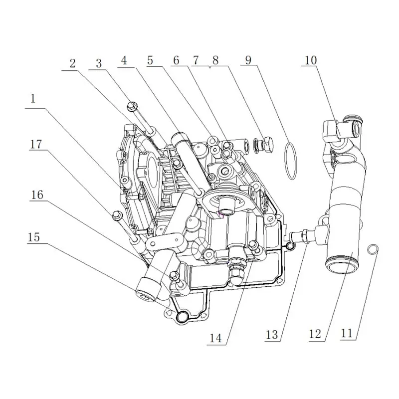 China Genuine YC4S140-48(S56D1) Engine Parts - Oil Pump, Filter, Cooler, Breather Manufacturer, Factory