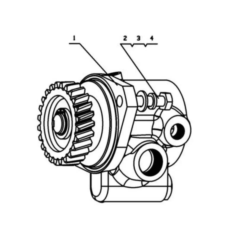 Wholesale Genuine YC4D120-21(D1204) Engine Parts - Thermostat, Water Pump, Fan, Power Output & Steering Pump Manufacturer, Factory