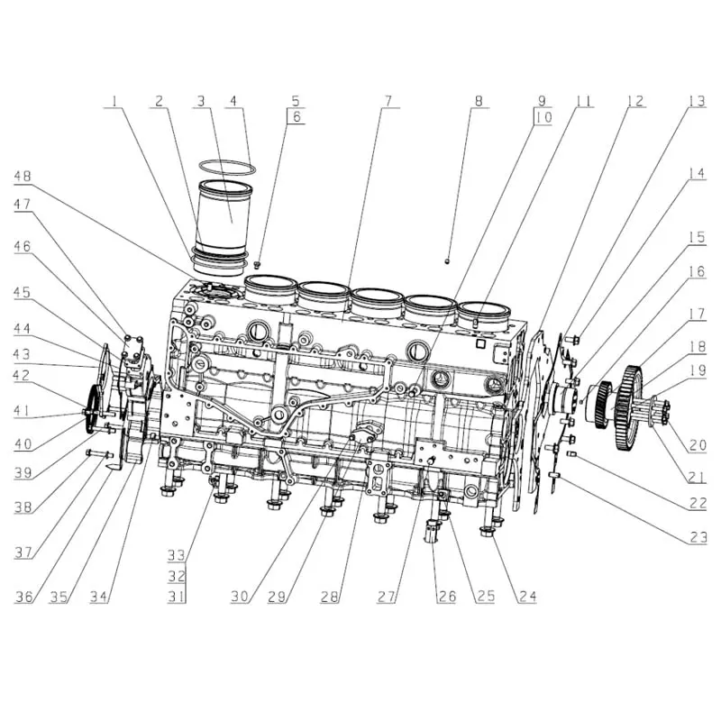 Wholesale Genuine YC6K1034-30(K2301) Engine Parts - Cylinder Block, Piston, Camshaft Manufacturer, Supplier
