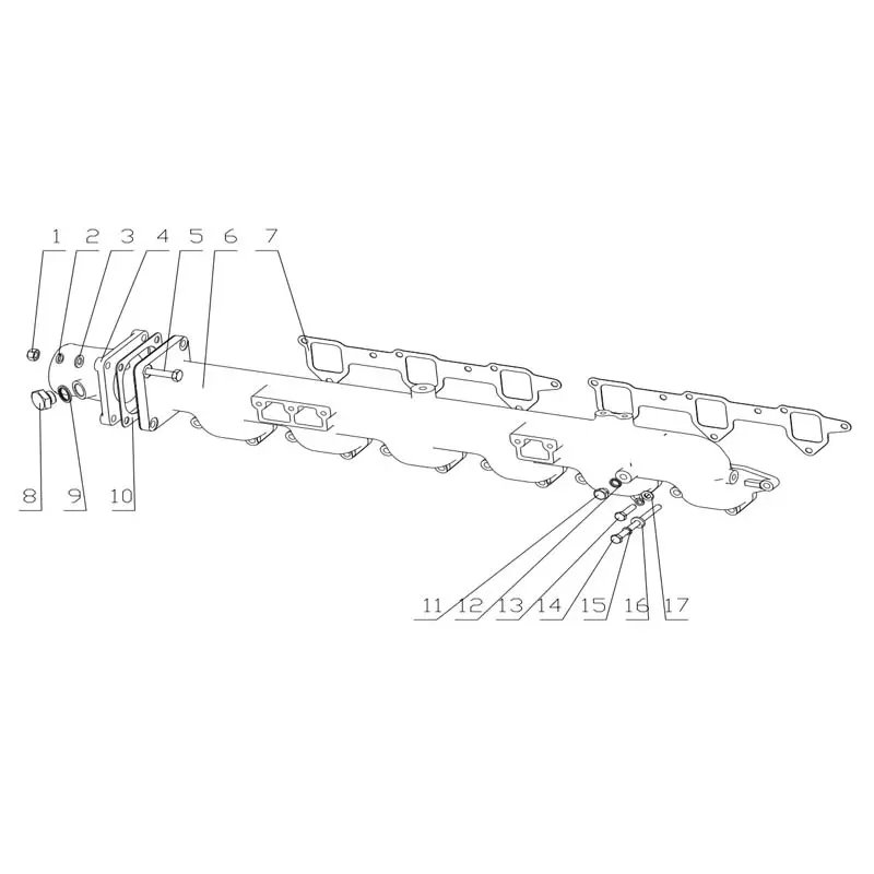 Wholesale Genuine YC6J220-33(J1A17-C) Engine Parts - Camshaft, Valve Tappet, Intake/Exhaust Manifold Manufacturer, Supplier