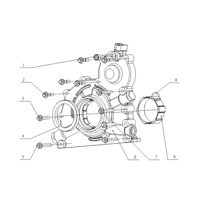 China Genuine YC4S140-48(S56D1) Engine Parts - Oil Pump, Filter, Cooler, Breather Manufacturer, Factory