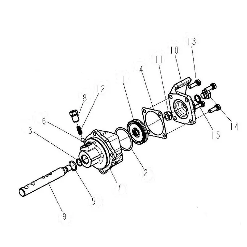 China Fast 12JSD180TA Transmission Parts - Cover/Cylinder/Regulator Assembly Accessories Supplier, Factory