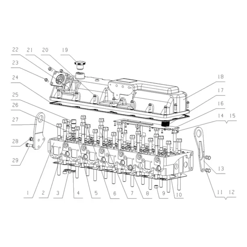 China Genuine YC6L330-42(L6200) Engine Parts - Cylinder Block, Piston, Camshaft Manufacturer, Factory