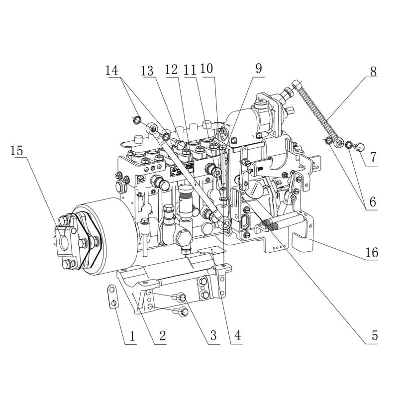 China Genuine YC6J220-33(J1A17-C) Engine Parts - Injection Pump, Injector, Fuel Filter, Fuel Lines Supplier, Factory