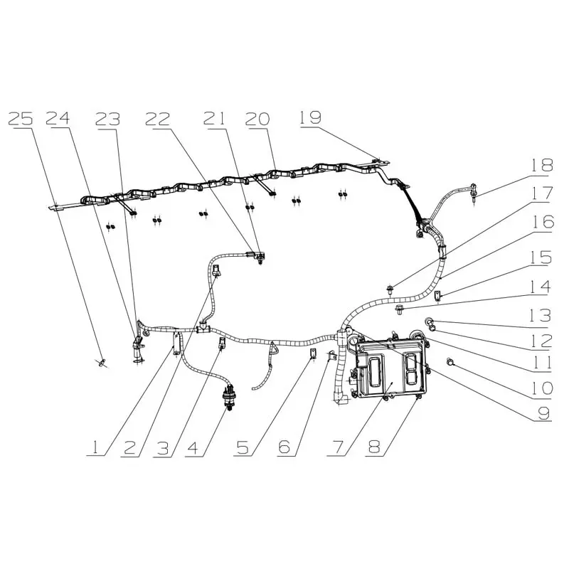 Wholesale Genuine YC6K1034-30(K2301) Engine Parts - Sensor, Control System, Data Plate Manufacturer, Factory