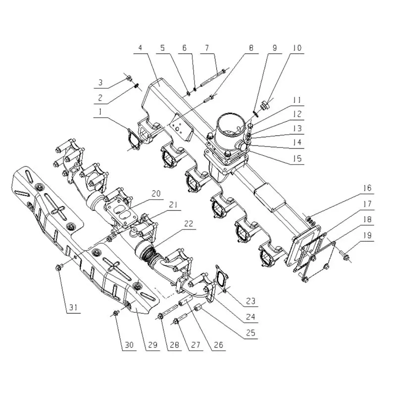 China Genuine YC6L330-42(L6200) Engine Parts - Valve Train, Intake/Exhaust, Oil Pump Manufacturer, Factory