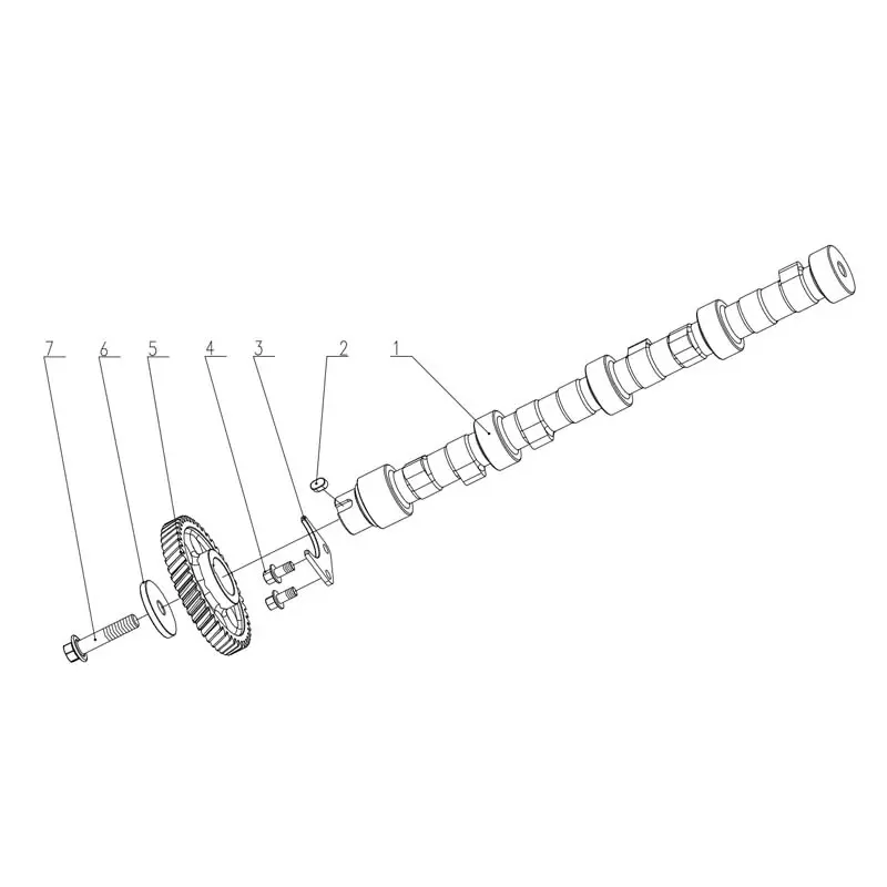 Wholesale Genuine YC4F115-30(F50SA) Engine Parts - Crankshaft Damper, Camshaft, Intake/Exhaust Pipe Supplier, Factory