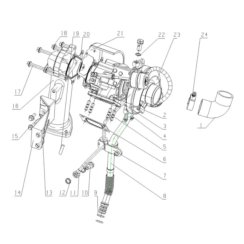 Wholesale Genuine YC4S140-48(S56D1) Engine Parts - Turbocharger, EGR, Thermostat, Water Pump Supplier, Factory