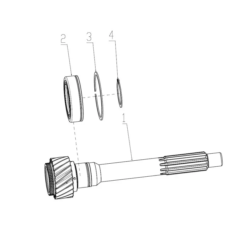 Wholesale FAST C6J45TB Gearbox Parts - Input Shaft/Reverse Idler Shaft/Control Assembly Manufacturer, Factory