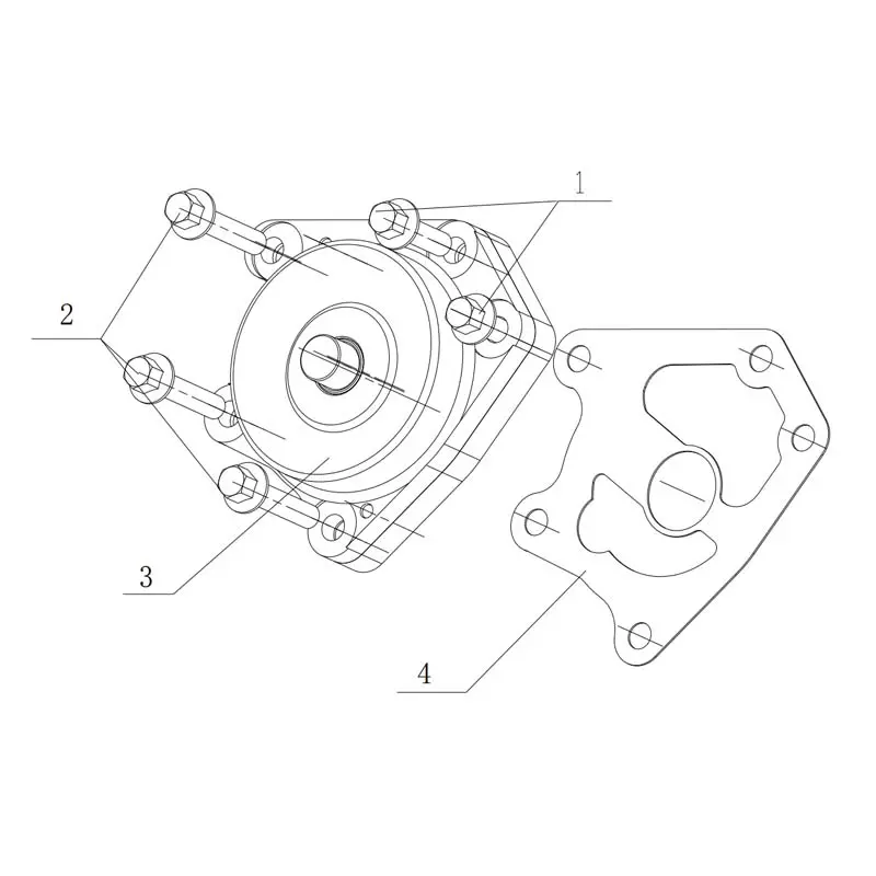 China Genuine YC4D120-21(D1204) Engine Parts - Oil Sump, Oil Pump, Filter, Strainer & Cooler Manufacturer, Factory