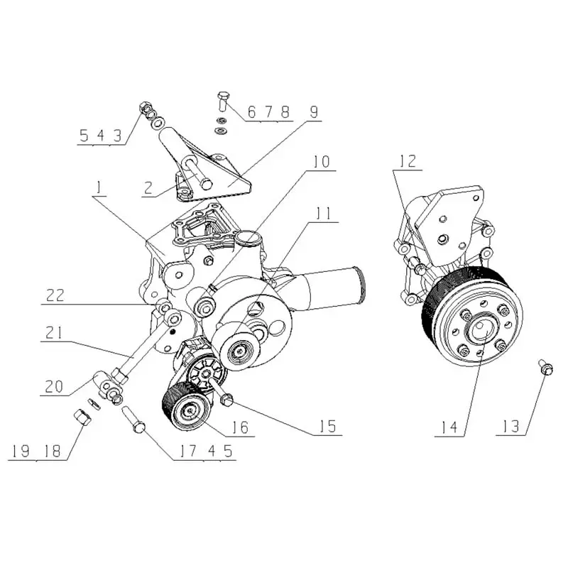 China Genuine YC6MK380-30(ME3QA-T1) Engine Parts - Starter, Alternator, Steering Pump, Control System Supplier, Factory
