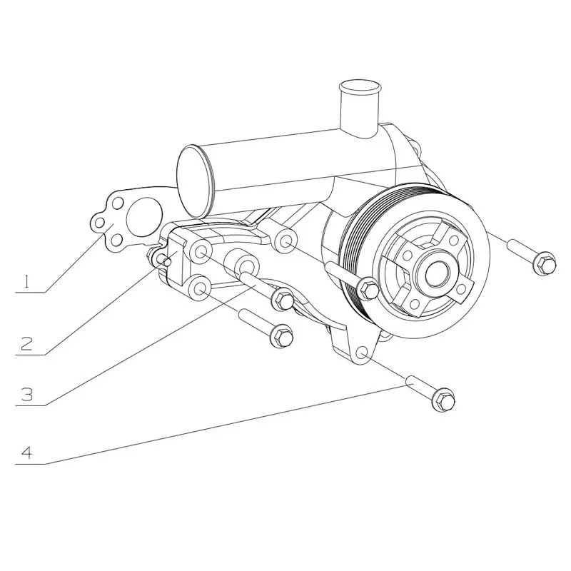 Wholesale Genuine YC6A260-30(A64LA) Engine Parts - Turbocharger, Water Pump, Steering Pump, Thermostat Manufacturer, Factory