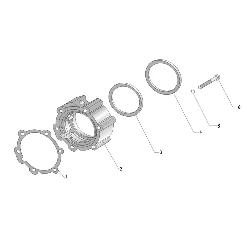 Wholesale Fast 7DS200K Transmission Spare Parts - Rear Cover & Reverse Idler Shaft, Control Device, Rear Bearing Cover Assembly Components Supplier, Factory