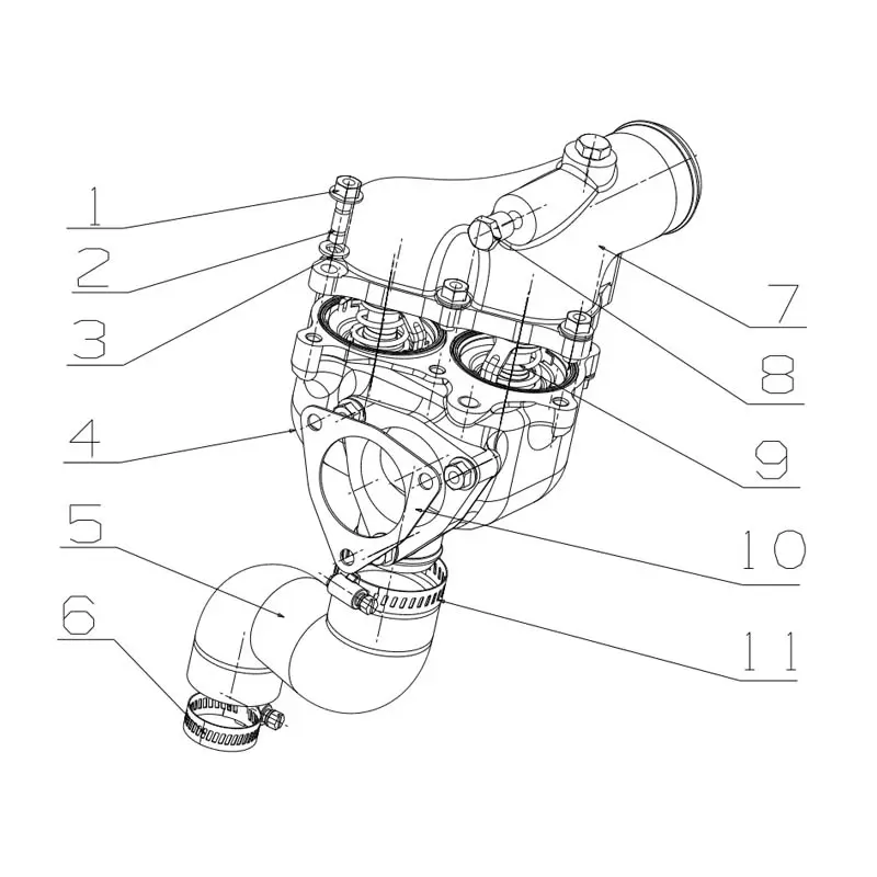 Wholesale Genuine YC6K1034-30(K2301) Engine Parts - Starter, Alternator, Air Compressor, Thermostat Manufacturer, Supplier