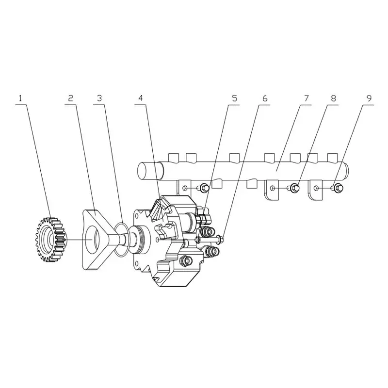 China Genuine YC6A260-30(A64LA) Engine Parts - Injection Pump, Injector, Fuel Filter, Fuel Lines Supplier, Factory