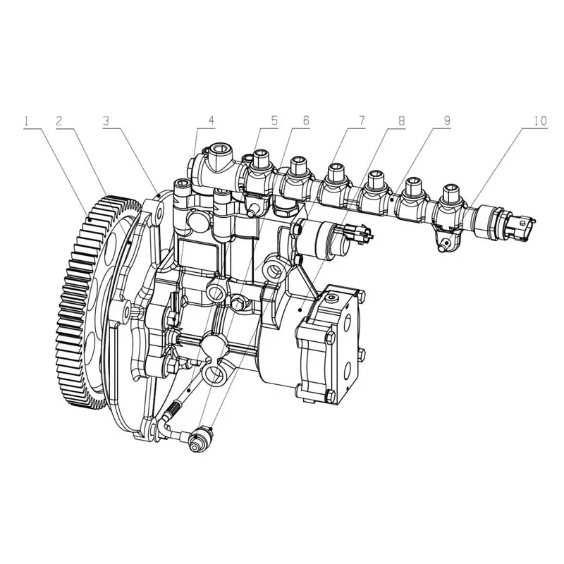 China Genuine YC4S140-48(S56D1) Engine Parts - Injection Pump, Injector, Fuel Filter, Fuel Lines Manufacturer, Supplier