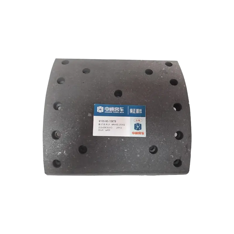 China 9100-90-15878 Chinese bus rear brake liner Use for zhongtong Manufacturer, Supplier