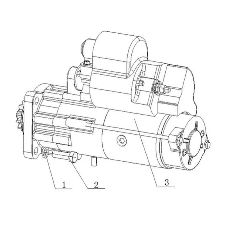 China Genuine YC6MK380-30(ME3QA-T1) Engine Parts - Starter, Alternator, Steering Pump, Control System Supplier, Factory