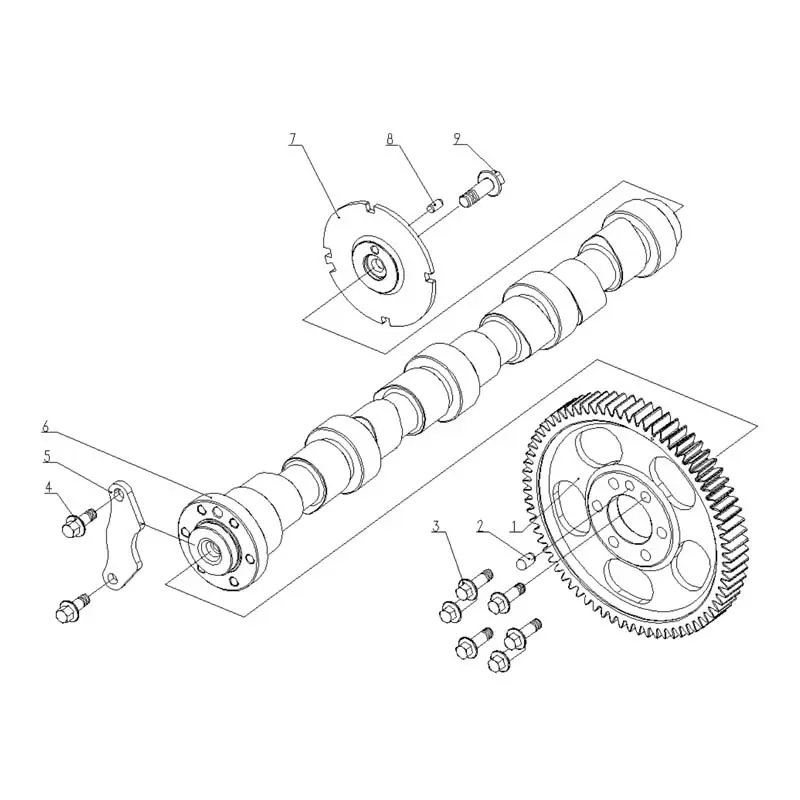 China Genuine YC4S140-48(S56D1) Engine Parts - Camshaft, Valve Train, Intake/Exhaust Manifold Manufacturer, Factory