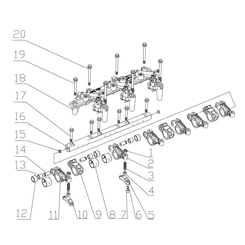 China Genuine YC6K12 Engine Parts - Valve Train, Intake/Exhaust, Oil Pump Supplier, Factory