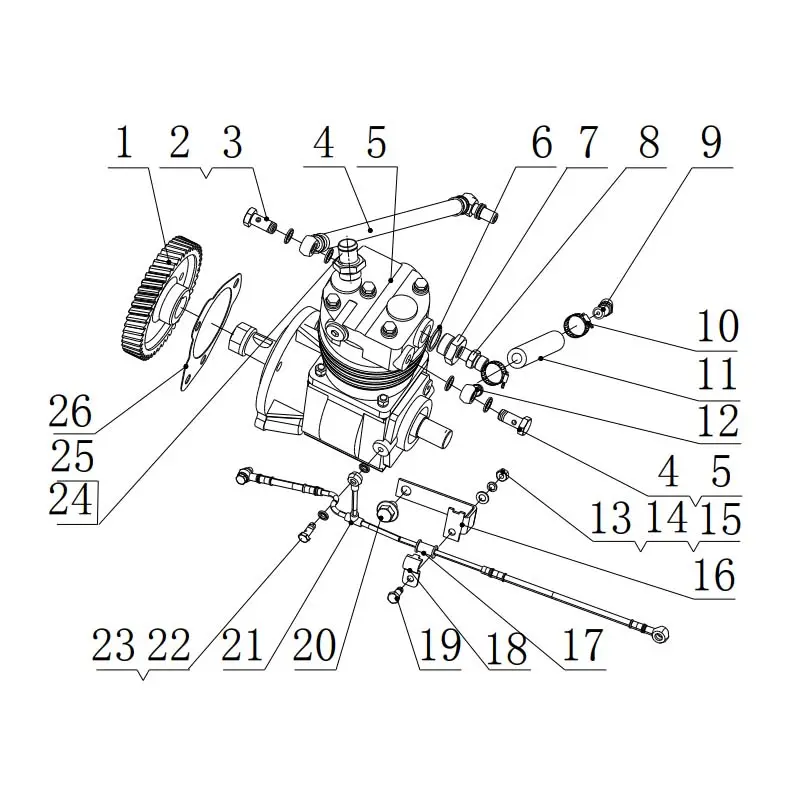 Wholesale Genuine YC6J220-33(J1A17-C) Engine Parts - Water Pump, Fan, Steering Pump, Air Compressor Supplier, Factory