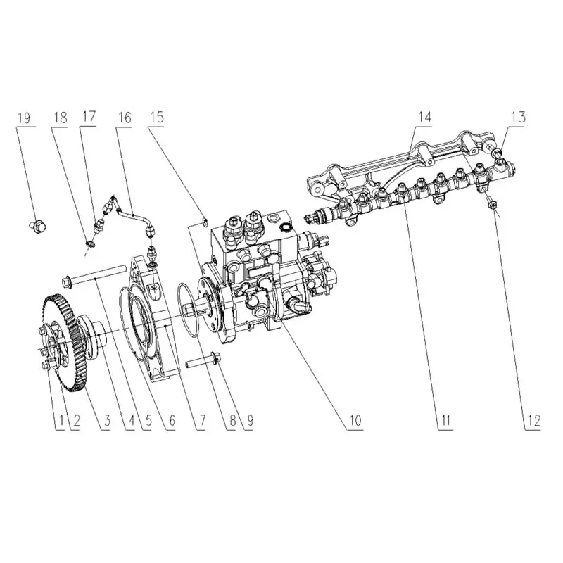 China Genuine YC6MK380-30(ME3QA-T1) Engine Parts - Injection Pump, Injector, Turbocharger, Fuel Lines Manufacturer, Supplier