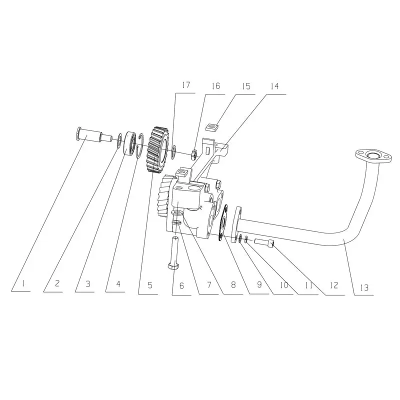 China Genuine YC6A260-30(A64LA) Engine Parts - Oil Pump, Filter, Cooler, Breather Manufacturer, Factory