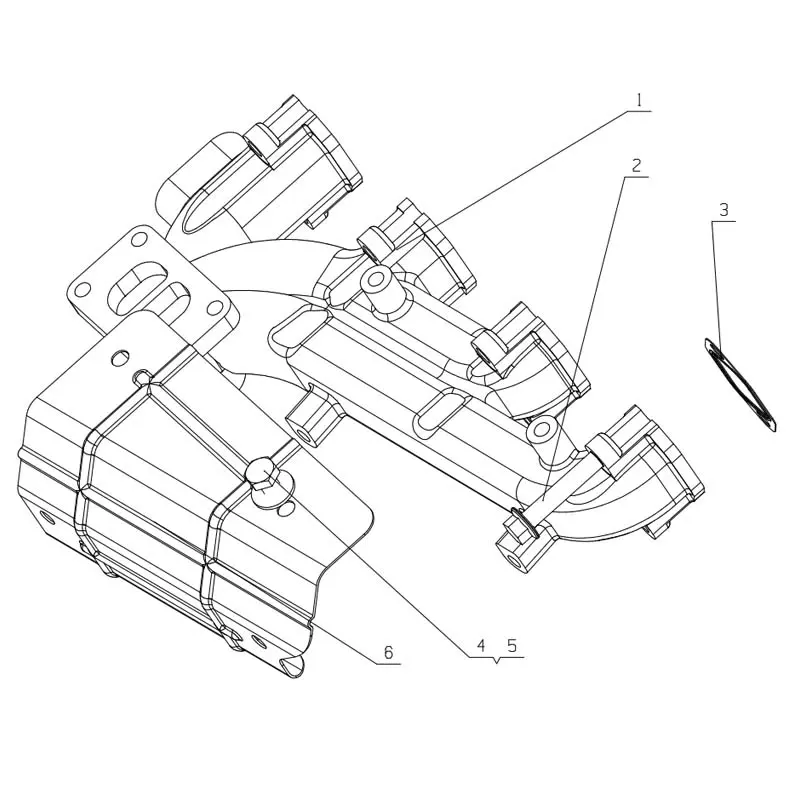 Wholesale Genuine YC4F115-30(F50SA) Engine Parts - Crankshaft Damper, Camshaft, Intake/Exhaust Pipe Supplier, Factory