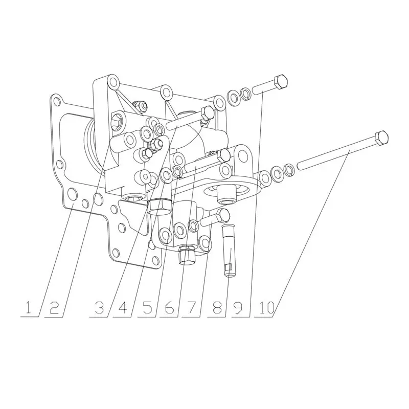 China Genuine YC4D120-21(D1204) Engine Parts - Oil Sump, Oil Pump, Filter, Strainer & Cooler Manufacturer, Factory