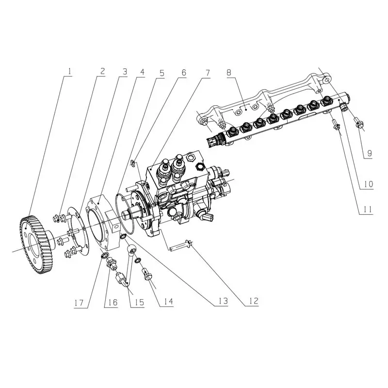 Wholesale Genuine YC6L330-42(L6200) Engine Parts - Injection Pump, Injector, Turbocharger, Fuel Lines Supplier, Factory